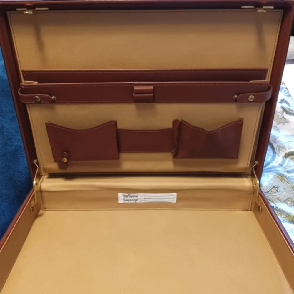 Vintage Hartmann Luggage Brown Belting Leather Briefcase/Attache'